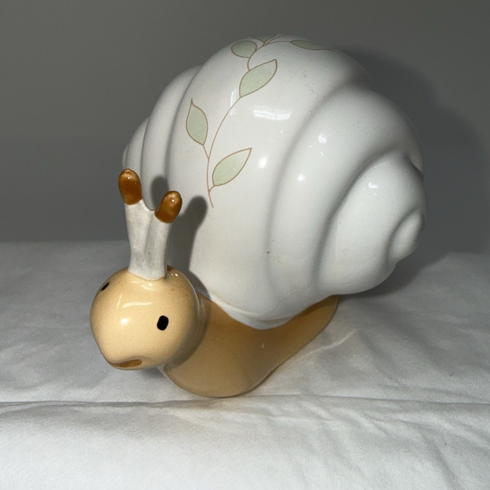 NIB Lenox Ceramic Butterfly Meadow Green Yellow Frog, Turtle, Snail Figurines - Picture 13 of 16
